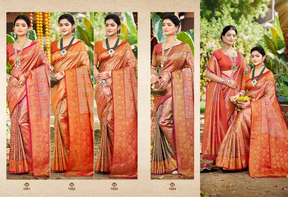 BUNAWAT - Chaturi Silk VOL-04 Saree market in Mumbai for wedding collections