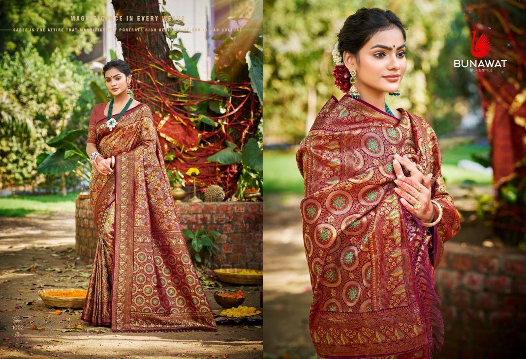 BUNAWAT - Chaturi Silk VOL-02 Mumbai saree wholesale suppliers