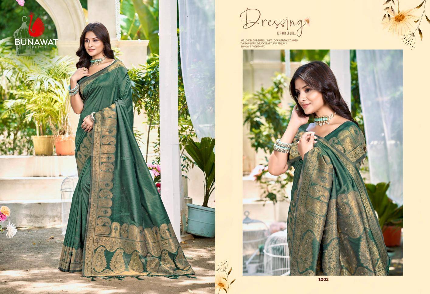 Bunawat Chitrangana Assam Designer saree market in Mumbai