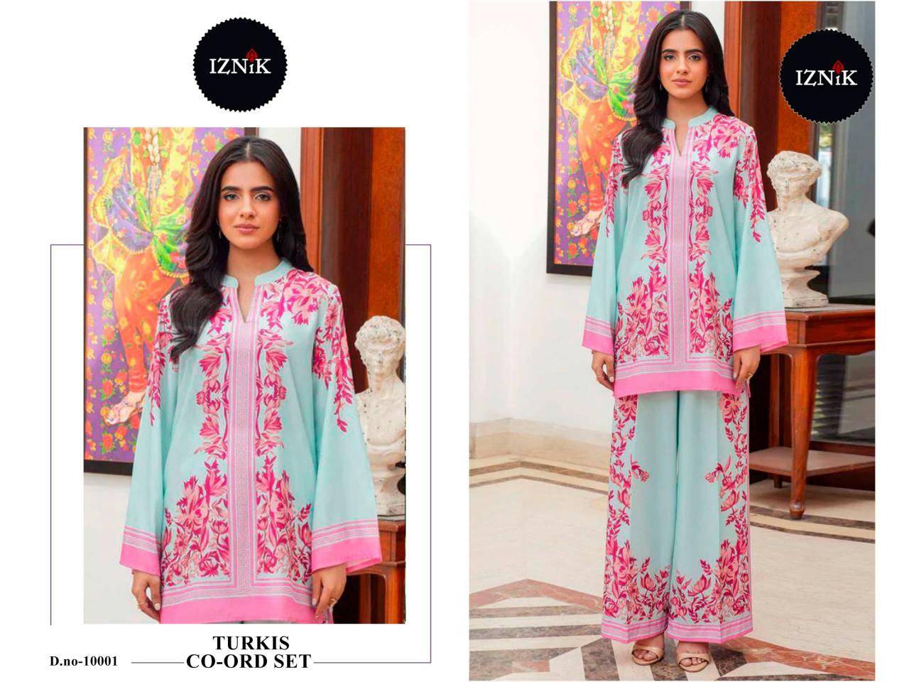 Karma iznik turkis coord set Latest kurti designs in Mumbai