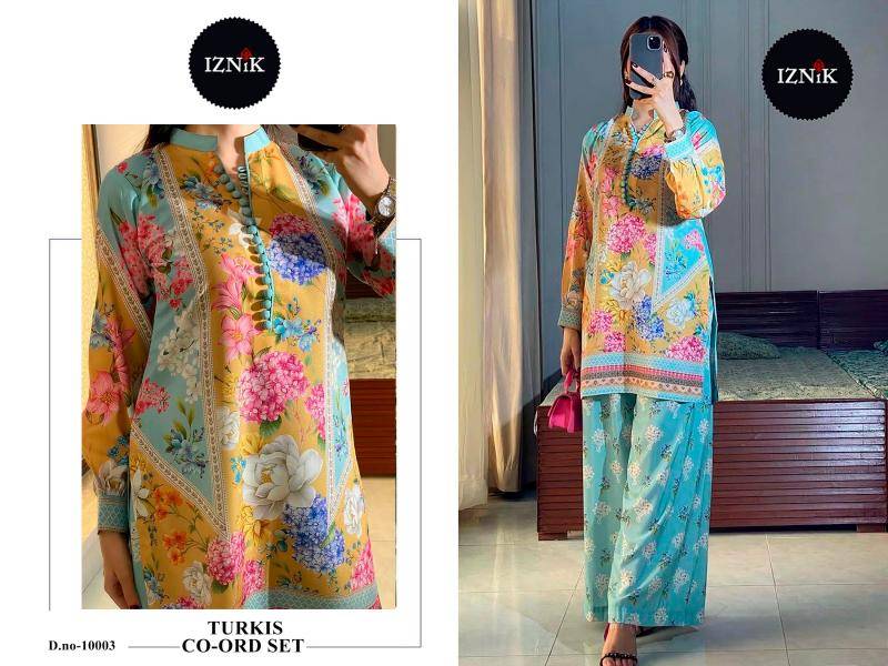 Karma iznik turkis coord set Latest kurti designs in Mumbai