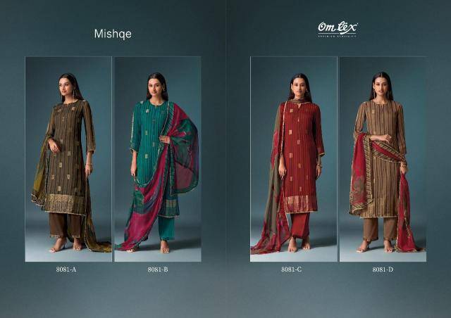 Omtex mishque Designer dress materials in Ahmedabad