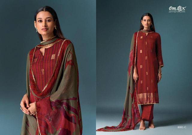 Omtex mishque Designer dress materials in Ahmedabad