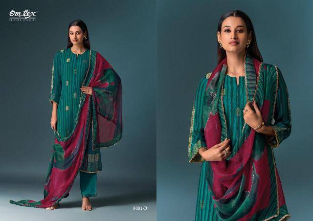 Omtex mishque Designer dress materials in Ahmedabad