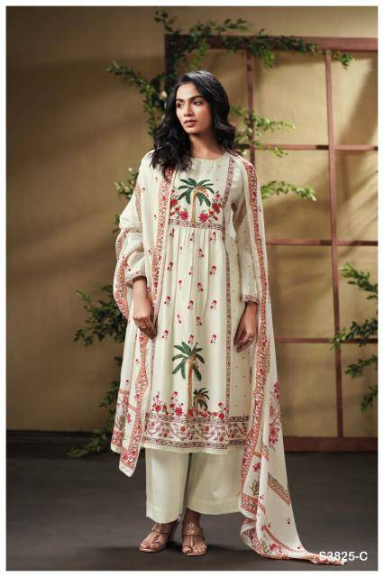 Ganga melfey 3825 Dress material manufacturers in Ahmedabad