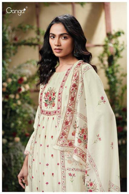 Ganga melfey 3825 Dress material manufacturers in Ahmedabad