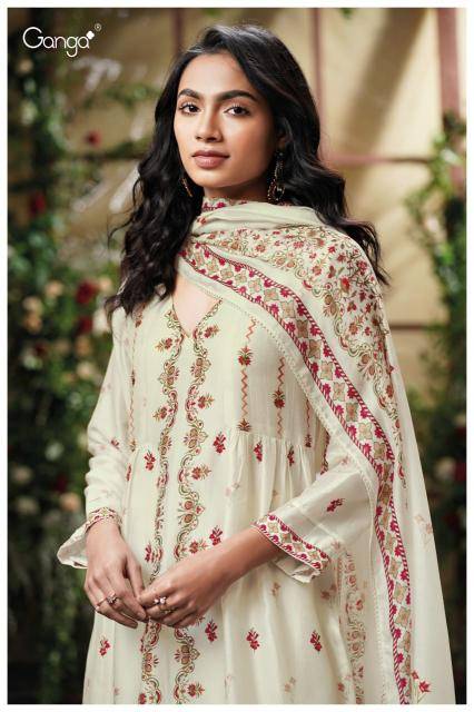 Ganga melfey 3825 Dress material manufacturers in Ahmedabad