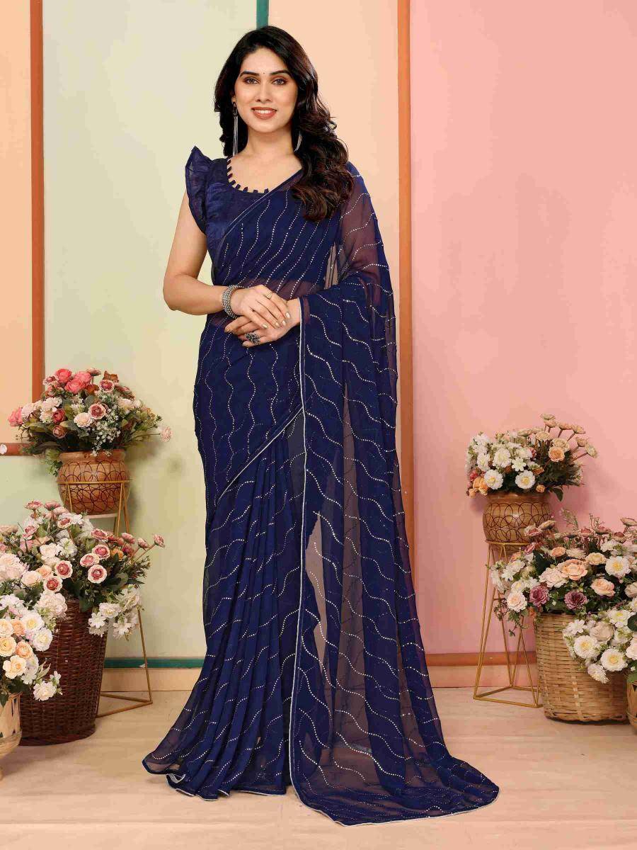 GC soft georgette Designer sarees wholesale suppliers