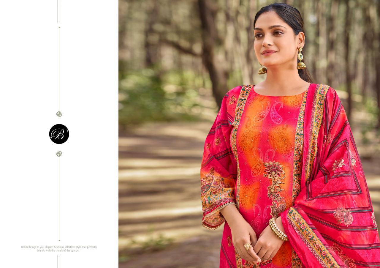 Belliza shabnam Designer dress materials wholesale