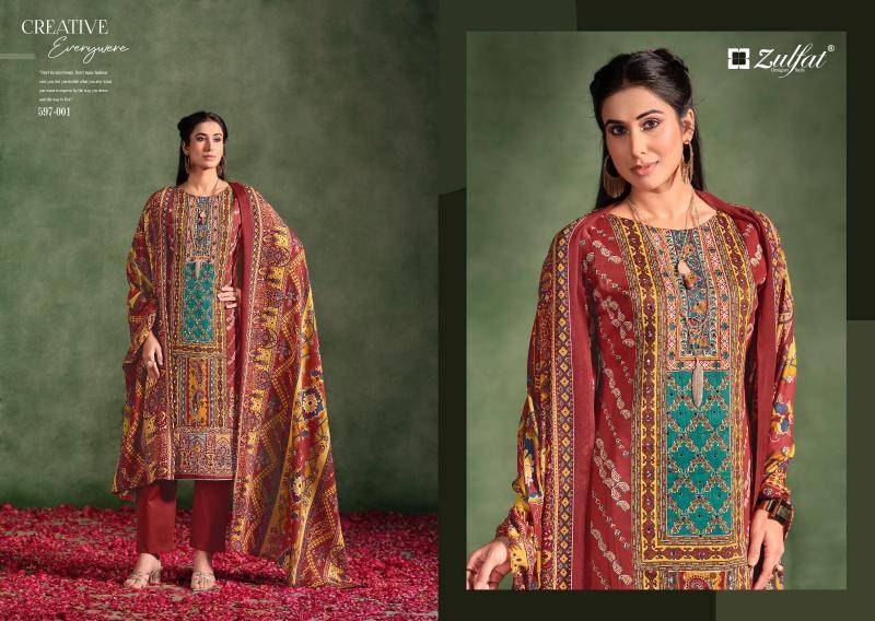 Zulfat raabta vol 2 Material for dresses wholesale