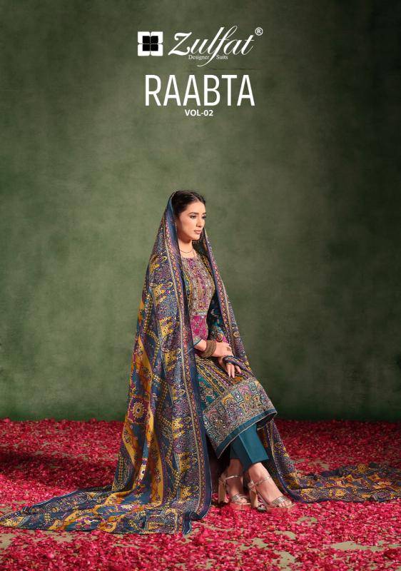 Zulfat raabta vol 2 Material for dresses wholesale