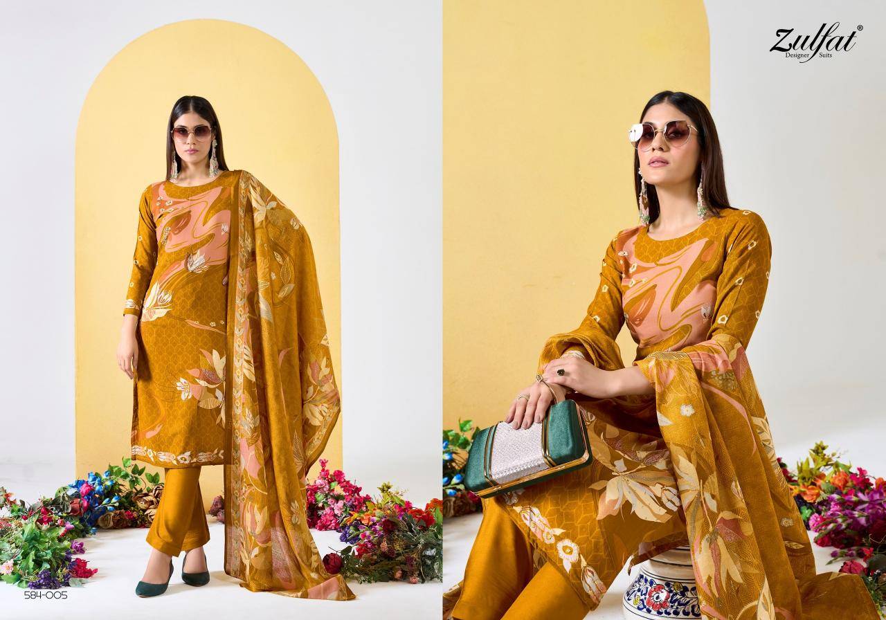 Zulfat zahavi vol 5 Wholesale dress material market
