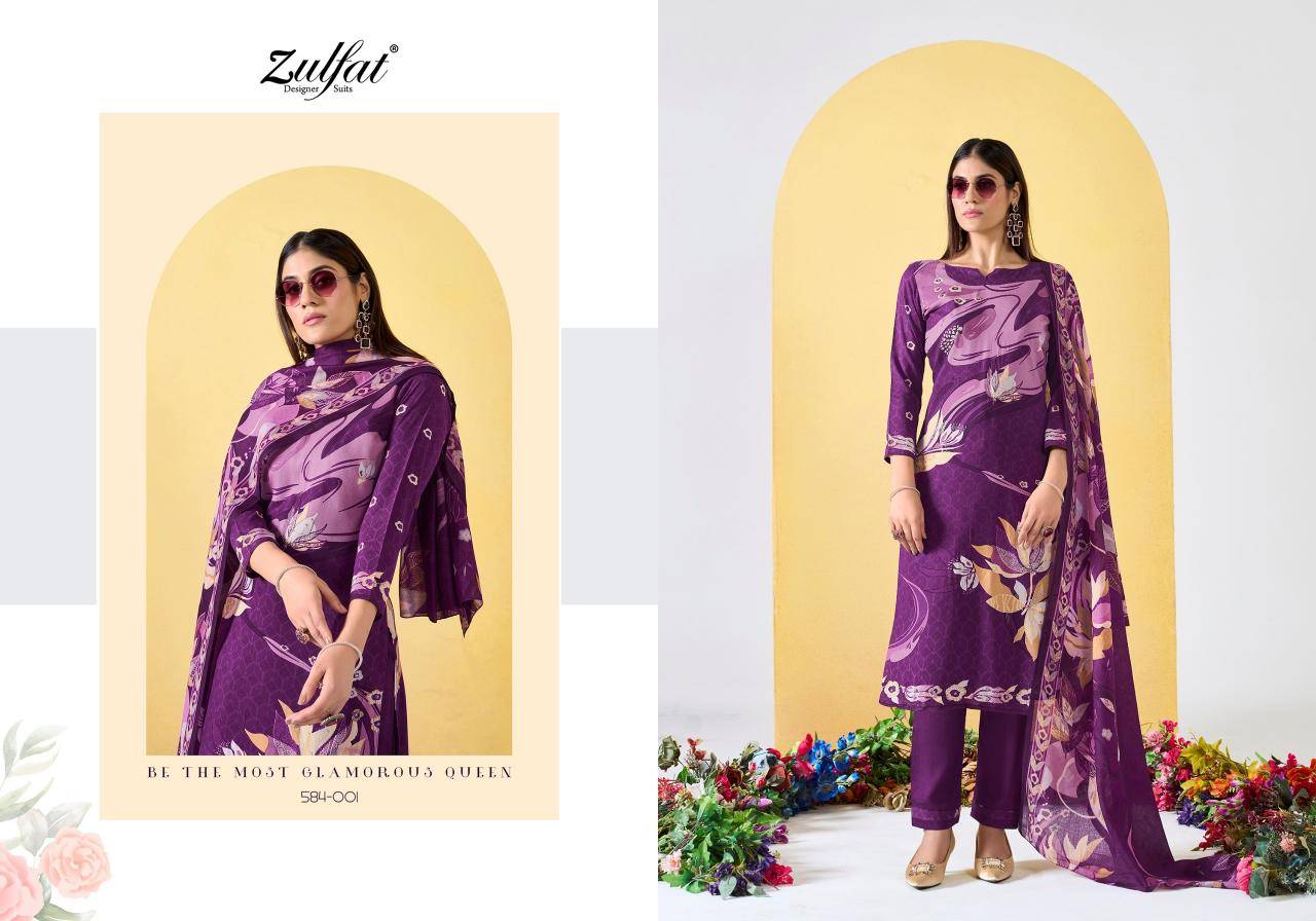 Zulfat zahavi vol 5 Wholesale dress material market