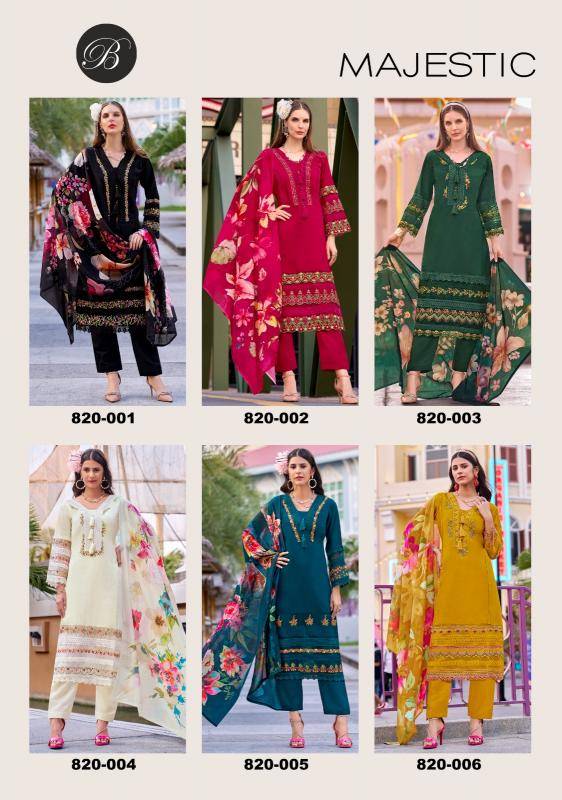 Belliza majestic Designer dress material wholesale