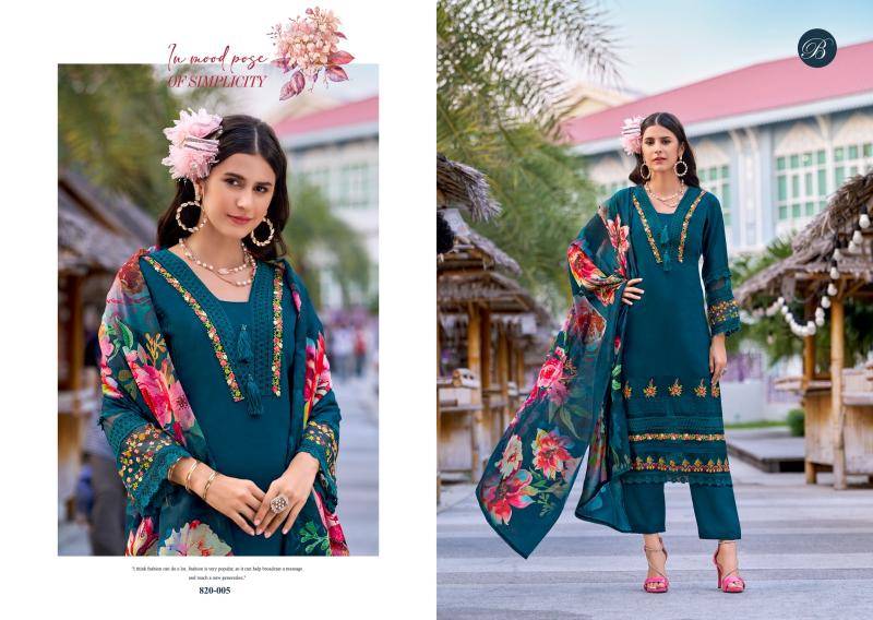 Belliza majestic Designer dress material wholesale