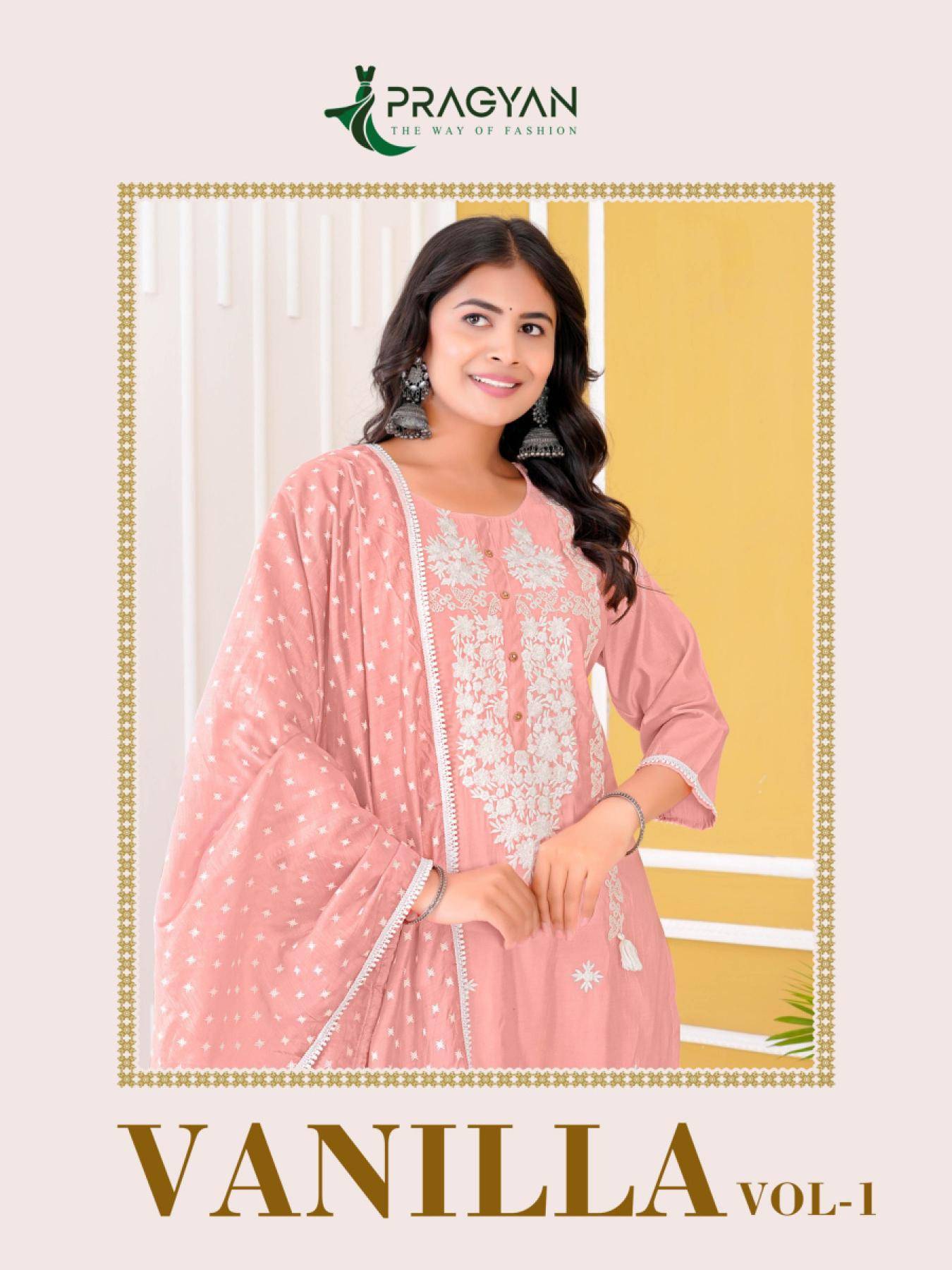 Pragyan vanilla vol 1 Kurti manufacturer in India