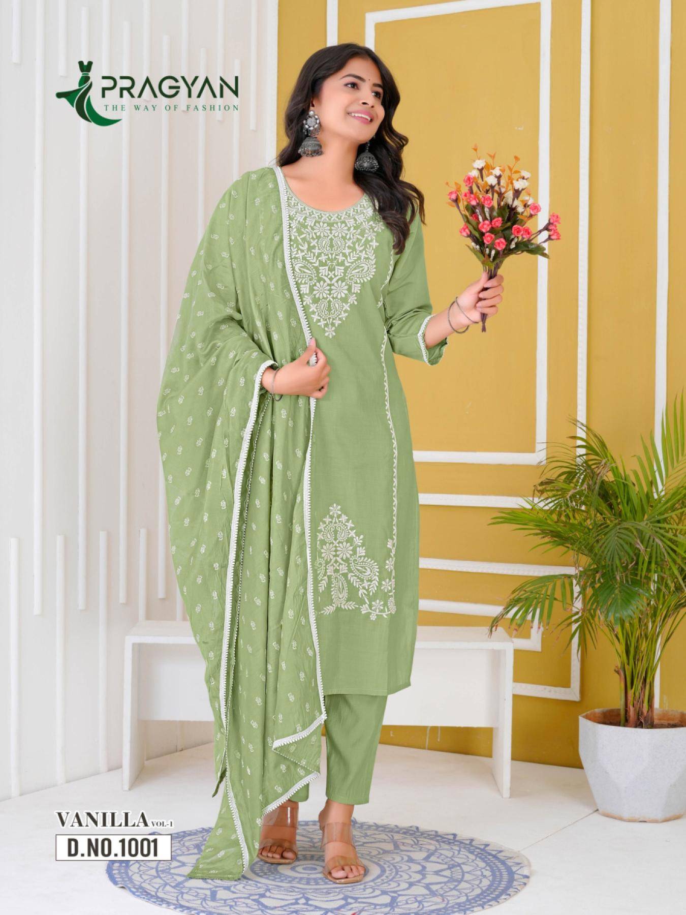 Pragyan vanilla vol 1 Kurti manufacturer in India