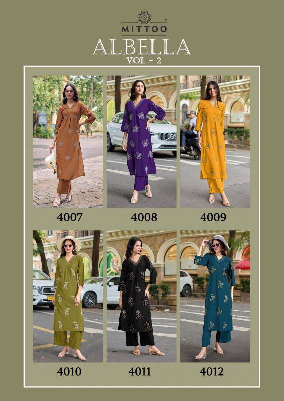 Mittoo albella vol 2 Ladies kurti wholesale