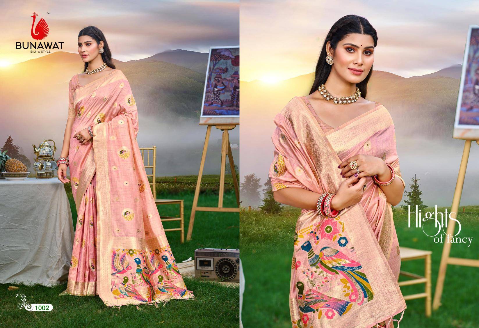 BUNAWAT - Kalista  Best wholesale saree market