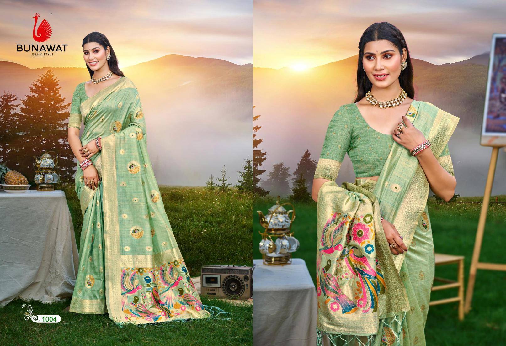 BUNAWAT - Kalista  Best wholesale saree market