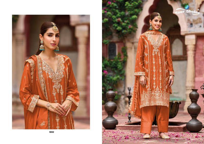 Your choice farasi Silver Wholesale Pakistani salwar kameez in India