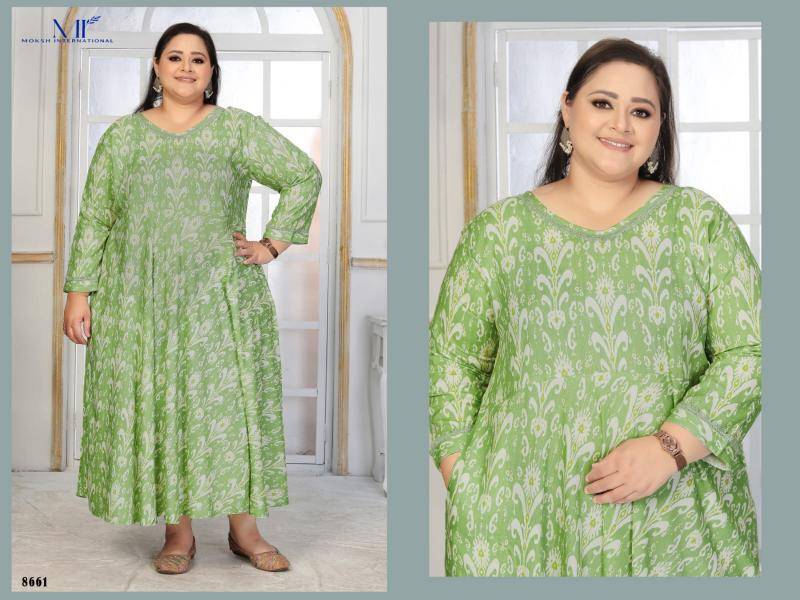 Moksh International plus size color vol- 2 Kurti suppliers in Mumbai