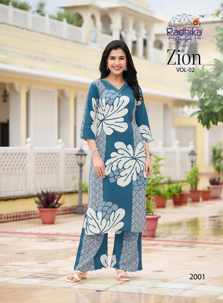 Radhika zion vol 2 Kurti catalog wholesale