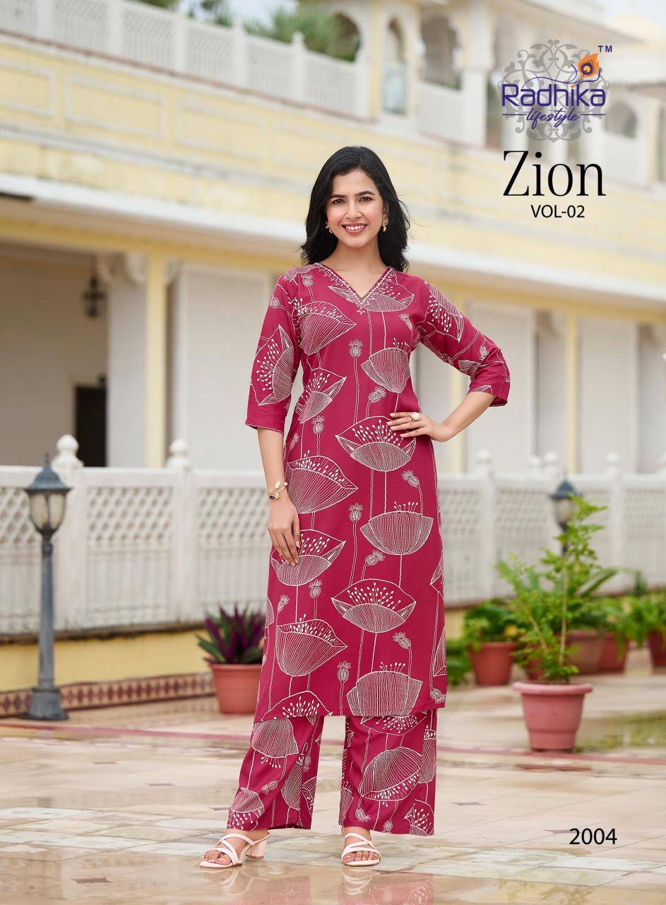 Radhika zion vol 2 Kurti catalog wholesale