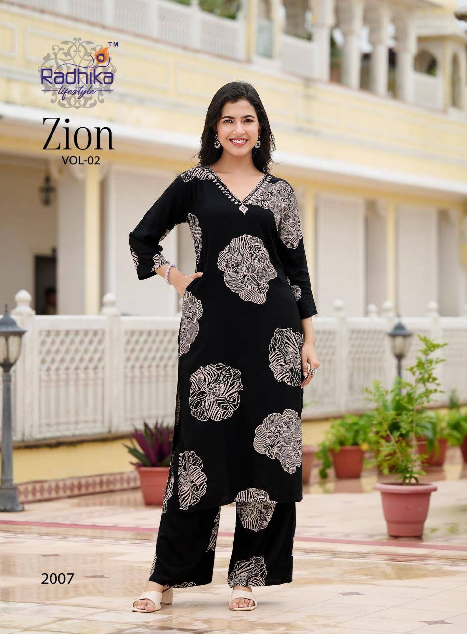 Radhika zion vol 2 Kurti catalog wholesale