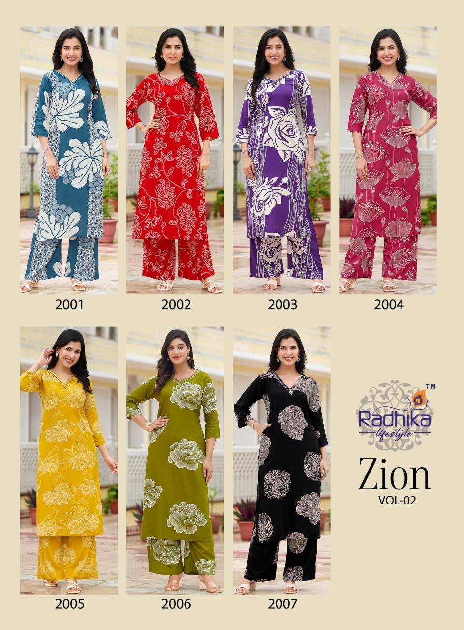 Radhika zion vol 2 Kurti catalog wholesale