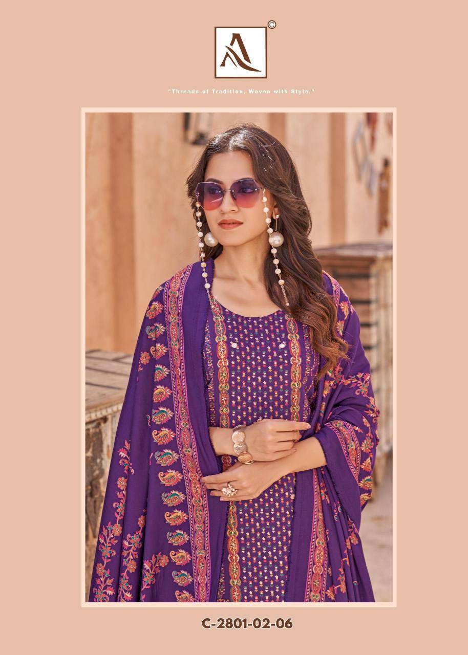 Alok suit kajal 3 Dress material wholesale market in Mumbai