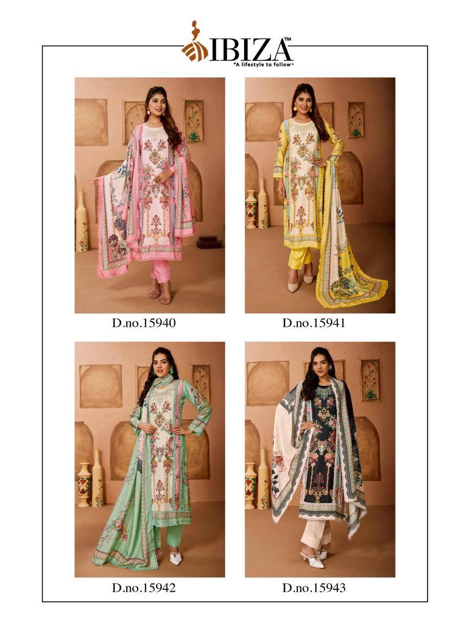 Ibiza rangrez Dress material wholesale delhi