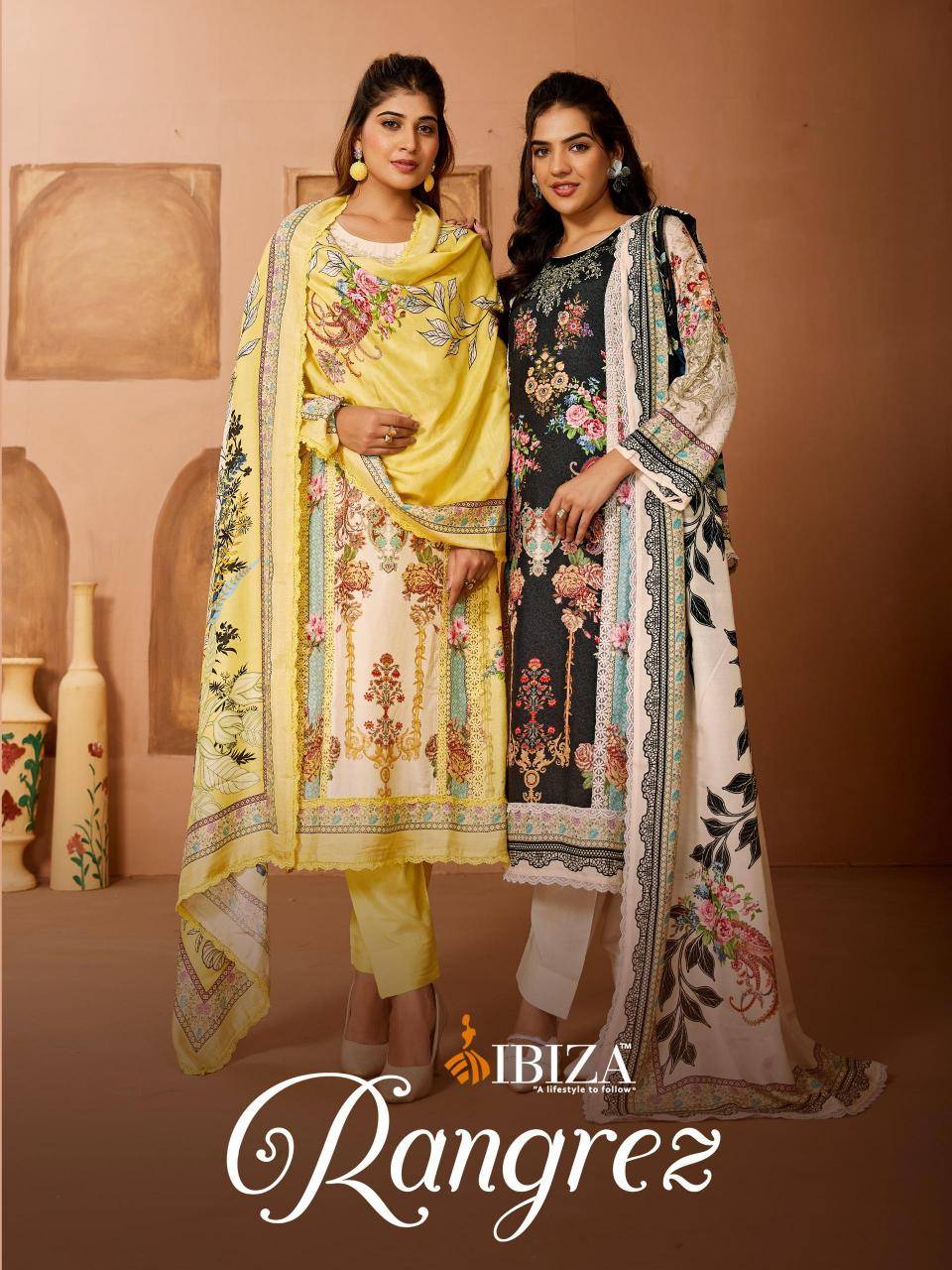 Ibiza rangrez Dress material wholesale delhi