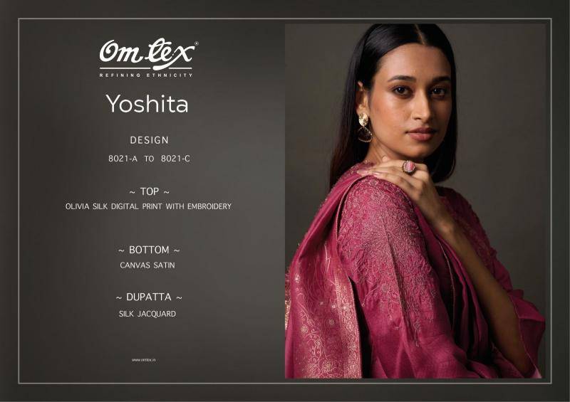 Omtex yoshita olivia Dress material wholesale surat