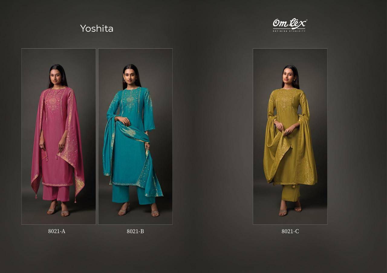 Omtex yoshita olivia Dress material wholesale surat