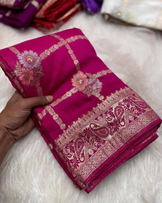 Akshara soft russian silk Saree distributor in India