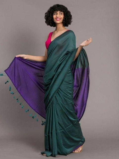 Blousewala khadi cotton  Online Saree Wholesale