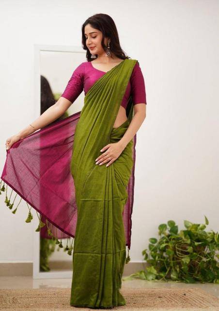 Blousewala khadi cotton  Online Saree Wholesale