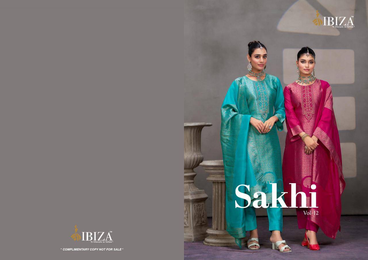 Ibiza sakhi vol 12 Dress material market in kolkata