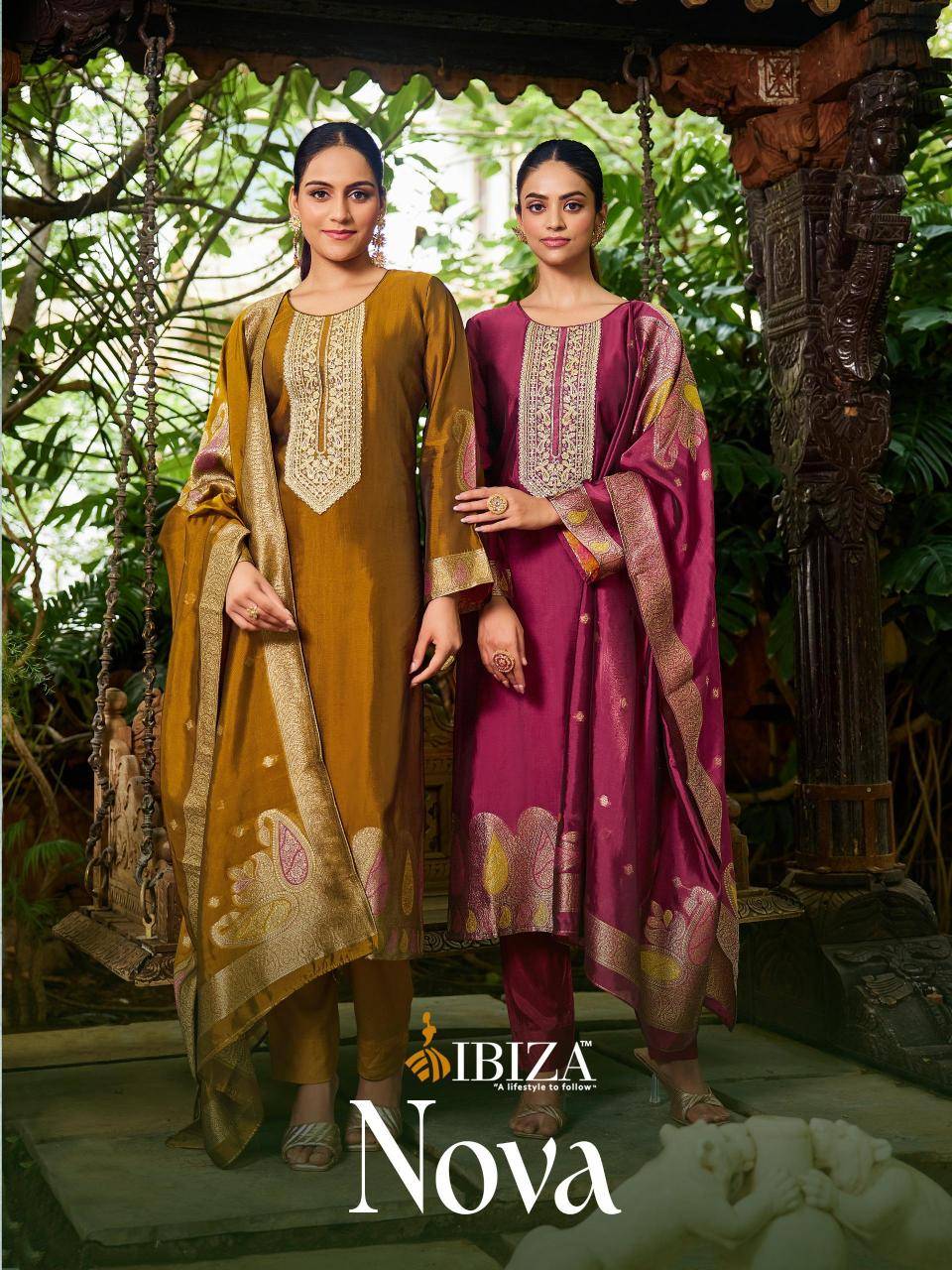 Ibiza nova Designer dress material in kolkata