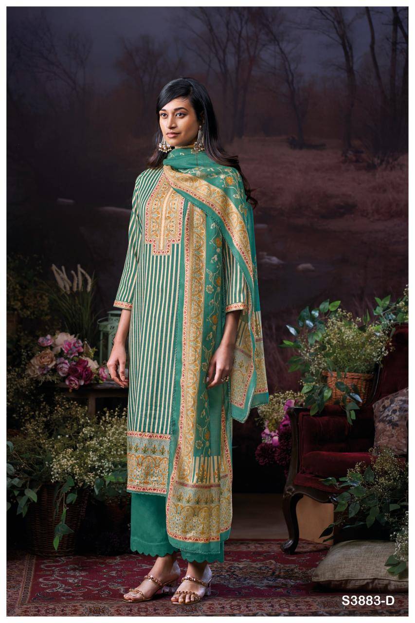 Ganga josette 3883 Surat dress material wholesale market