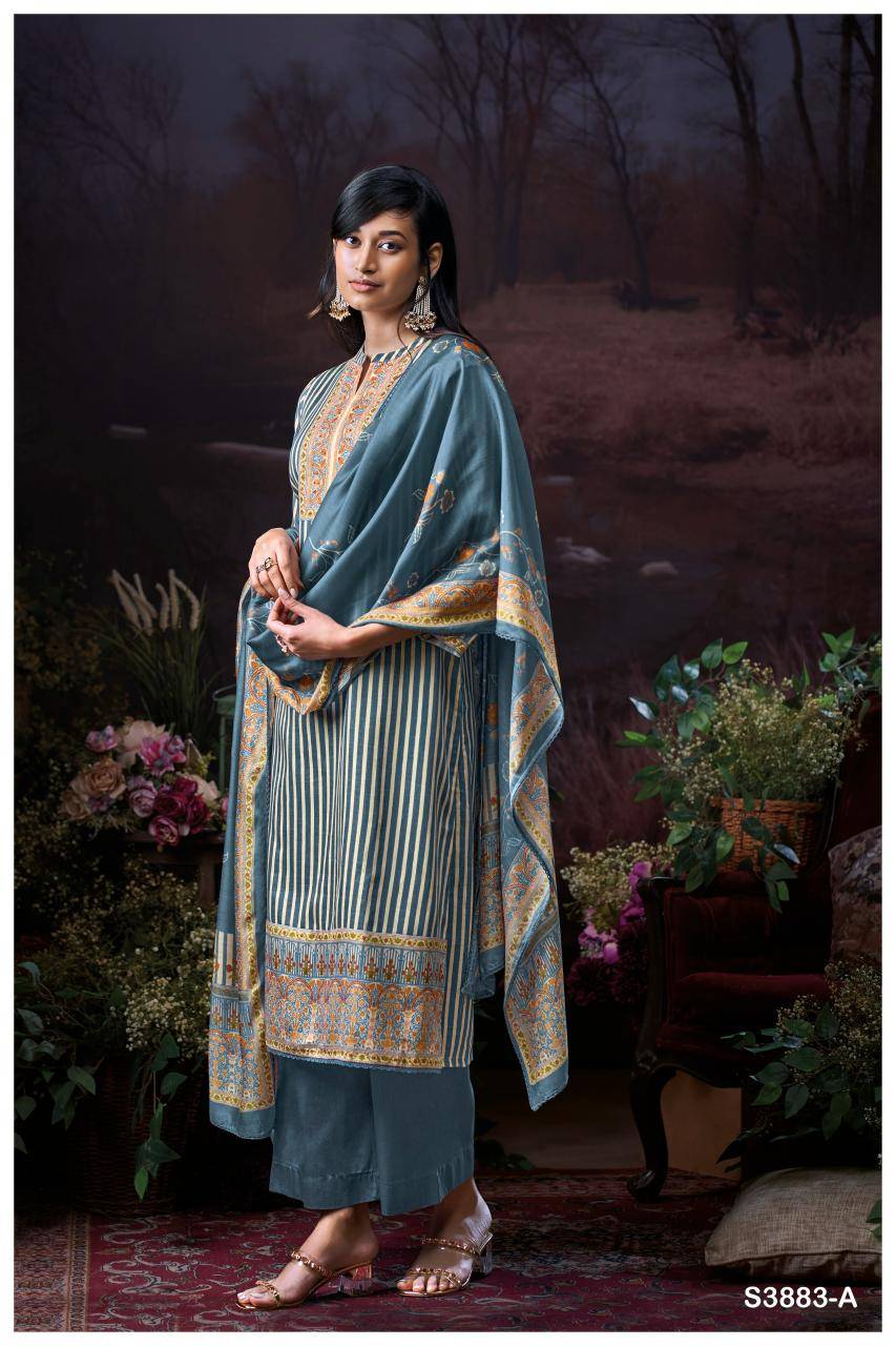 Ganga josette 3883 Surat dress material wholesale market