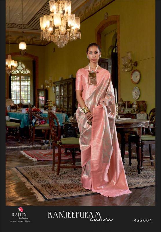 Rajtex kanjeepuram canva Saree supplier in Delhi