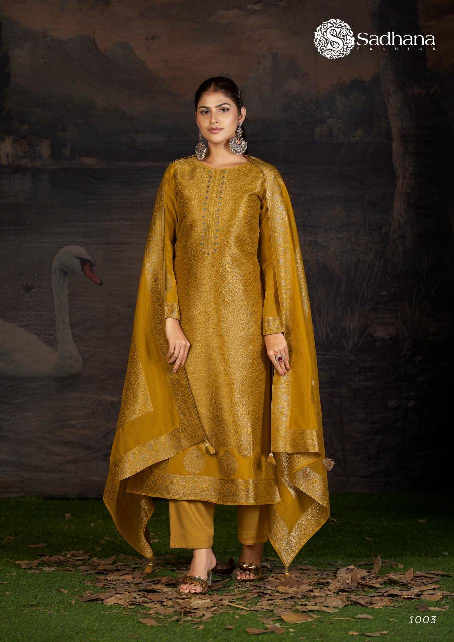 Sadhana fashion charvi Surat dress material wholesalers