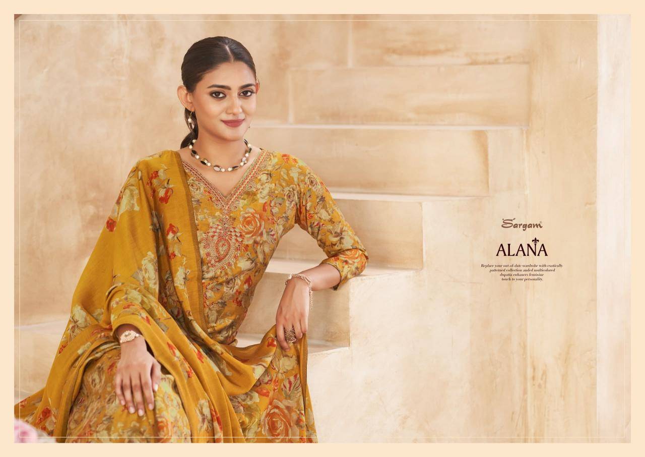 Sargam alana Surat dress material wholesale rates