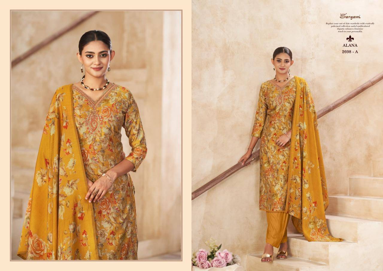Sargam alana Surat dress material wholesale rates