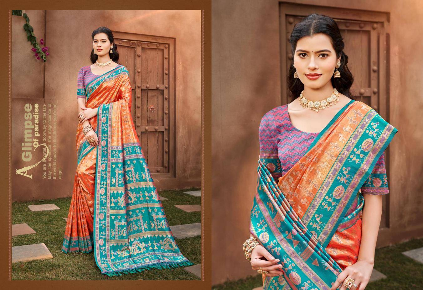 BUNAWAT - Piya Basanti Silk Vol - 02 Saree wholesaler in Delhi