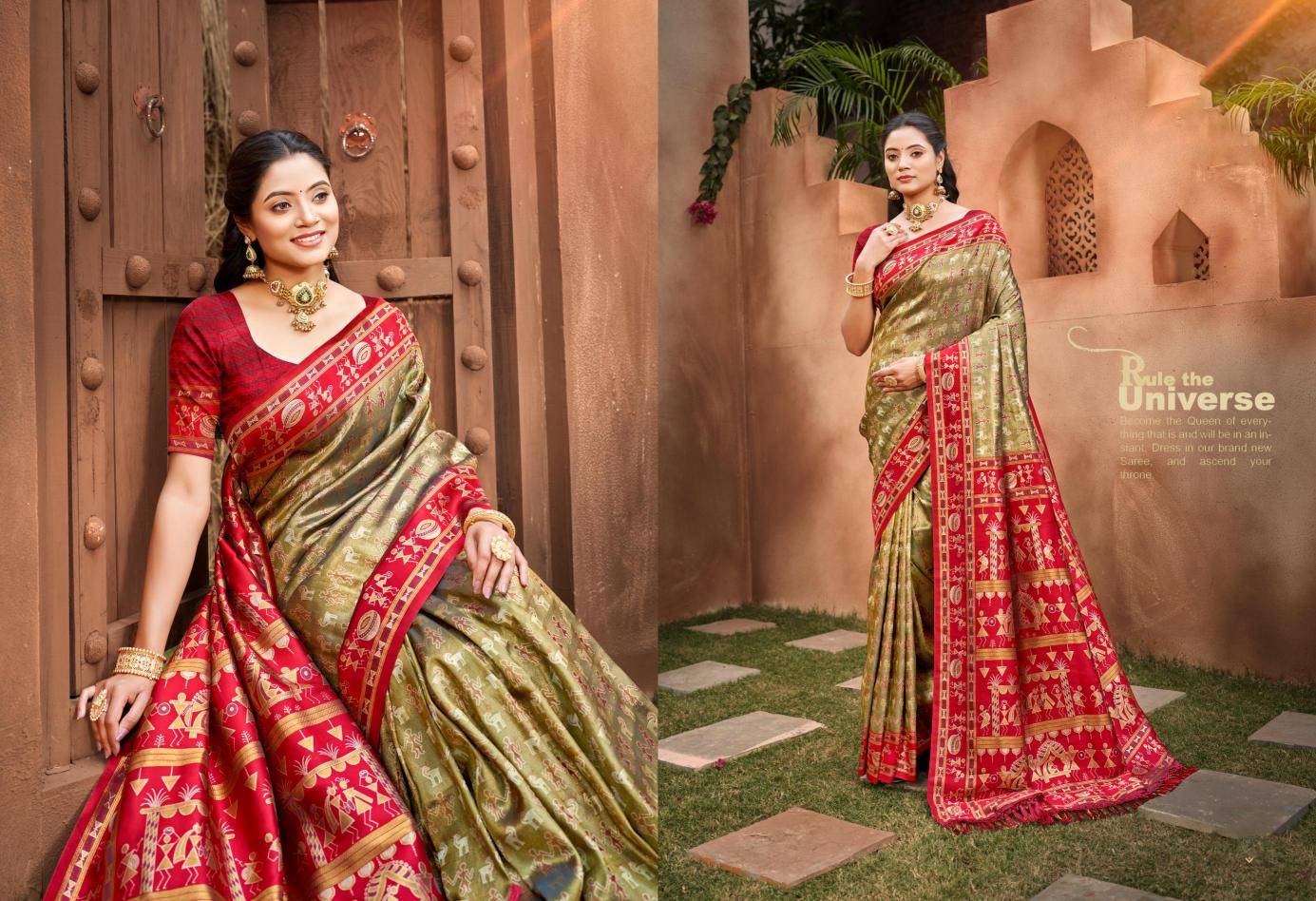 BUNAWAT - Piya Basanti Silk Vol - 02 Saree wholesaler in Delhi