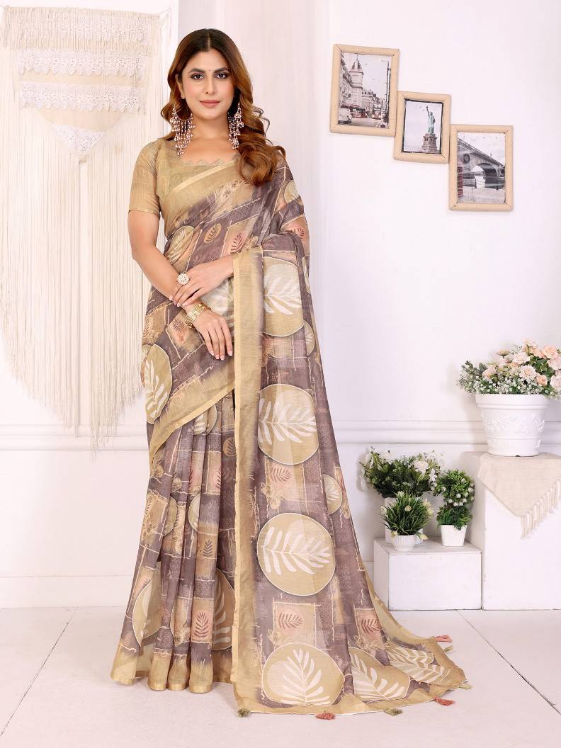 Vc Ragini A Chanderi Cotton Saree wholesale market in ahmedabad
