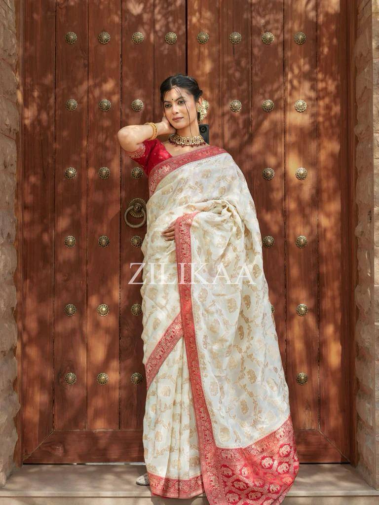 Banarasi Patola 45221 Bulk Saree purchase in ahmedabad